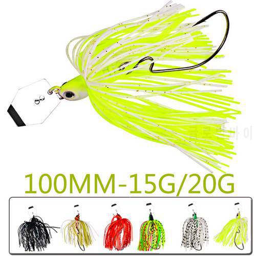 1pc Crankbait Tackle Fishing Lure Sea Chatterbait Spinnerbait Hard Bait Artificial Weights 15-20g Wobbler For Pike Fish Trolling