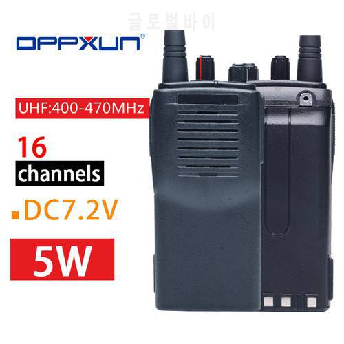 OPPXUN TK-3107 TK3107 Walkie Talkie Channel 5W Portable CB Ham Two Way Radio Transceiver Handheld with Free Antenna for Kenwood
