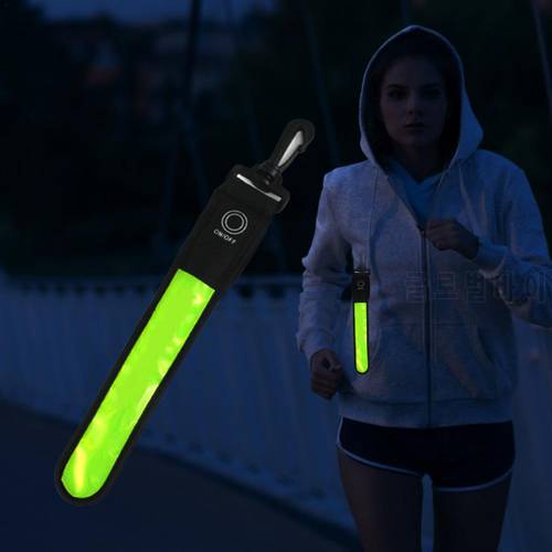 Bag LED Reflective Strap Safety Pendant for Outdoor Sports Riding Night Running Mountaineering