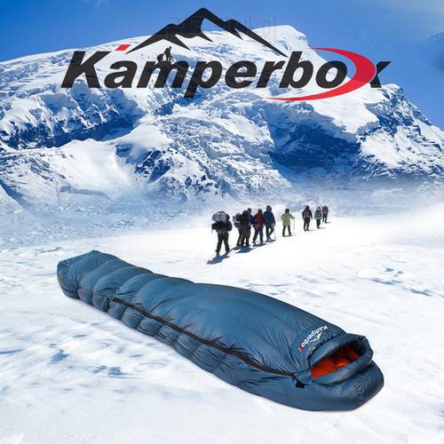 Kamperbox Winter Down Sleeping Bag Ultralight Camping Sleeping Bag Ultralight Premium Sleeping Bag Elegance700