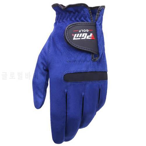 1pcs Golf Gloves Fabric For Men Male Slip-Resistant Breathable Granules Microfiber Cloth Left Hand Sport Gloves New