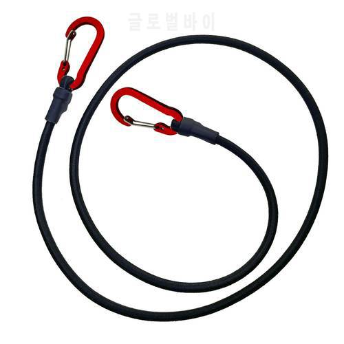 60-200cm Heavy Duty Bungee Cord Tie Strap String with Carabiner Hooks Kayak Camping Cycling Luggage Accessory