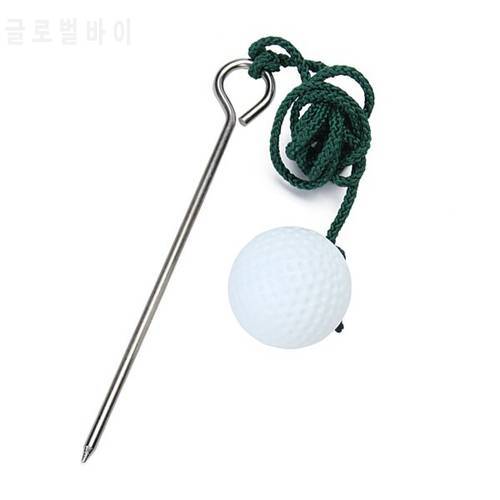 Golf Driving Ball Swing Hit Training Aid Portable Golf Practice Training Rope Ball Air Flow Golf Balls For One Person Practice