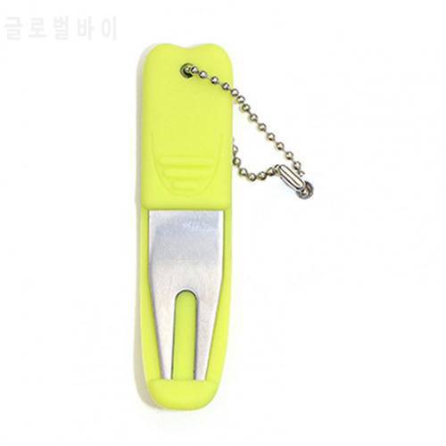 Golf Divot Tool Safe Foldable Ball Mark Pitch Cleaner Training Accessories for Outdoor Golf Training Aids