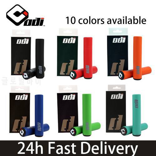 2PCS ODI Brand Colorful Bicycle Grips Mountain MTB Bike Handlebar Grips Anti-Slip Cycling Grip Cover Bike Parts Dropshipping