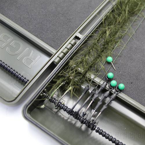 100PCS Pins for Carp Fishing Accessories Storage Box Carp Fishing Line Box Hair Rig Board Carp Fishing Hair Rig Wallet