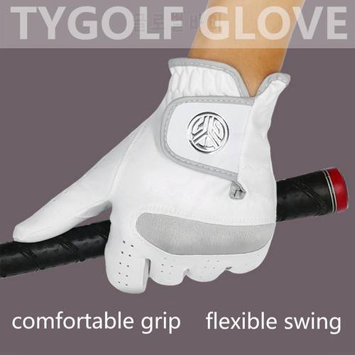 1Pc Men&39s Golf Gloves Left Right Hand Women Soft Ultra-fiber Cloth Breathable Wear-resistant Golf Gloves Sports Gloves