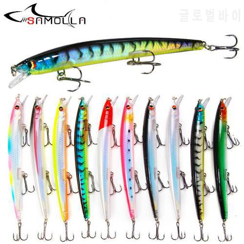 Minnow Fishing Lure Weights 14.5g Long Throw Bait Fish Isca Artificial Fishing Lures 2019 Bass Lure Pesca Fish Bait Wobbler