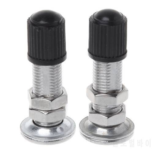 2Pcs/Set 38mm Bicycle Schrader Valve Ultralight Zinc Alloy For MTB Mountain Road Bike Bicycle Accessories