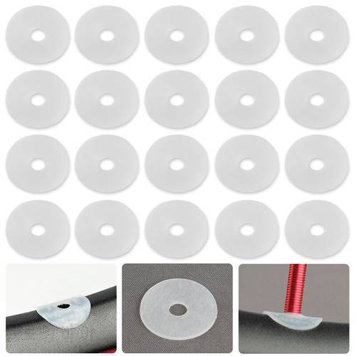 Deemount 20PCS F/V A/V Nipple Applicable Stickers Rim Protection Schrader Presta Nozzle Pads Tubeless Valve Gasket