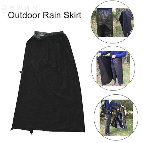 Outdoor Rain Skirt Waterproof Fishing Cycling Hiking Rain Pants Lightweight Camping Floor Mat Carpet Mountain Dirty Apron Poncho