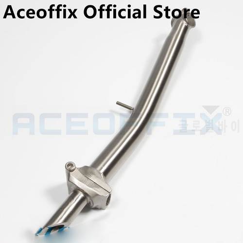 Aceoffix Nickel Plated for Brompton Folding Bike Chrome Molybdenum Steel Head Tube S type Stem for Accessories