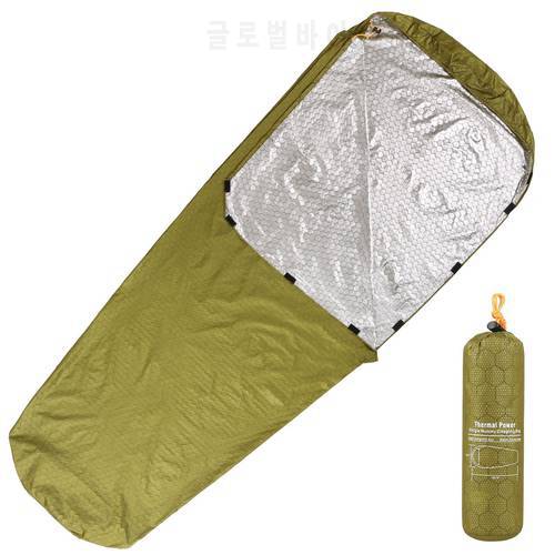 Emergency Sleeping Bag Lightweight Waterproof Thermal Emergency Blanket Survival Gear for Outdoor Camping Hiking Backpacking