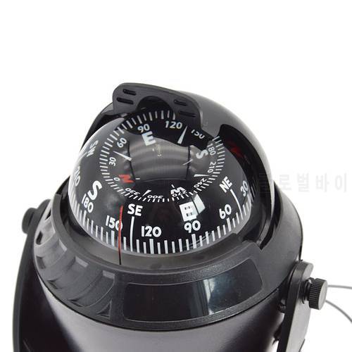 2021 New Illuminated marine compass Ocean Compass Marine Navigation Waterproof for Automobiles Boat Durable Outdoor Trip Tools