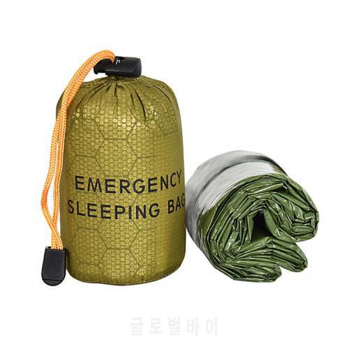 Emergency Sleeping Bag Multi Functional PE Aluminium Film Lightweight Camping Mat Blanket Outdoor Climbing Adventure Accessories
