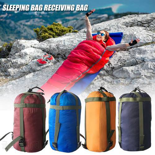 Outdoor Camping Hiking Sleeping Bag Compression Packs Stuff Sack Portable Travel Leisure Hammock Storage Bags（No Sleeping Bag）