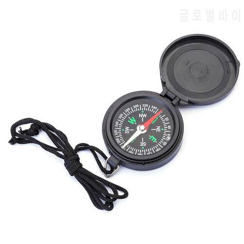 1PC Portable Mini Precise Compass Practical Guider for Camping Hiking North Navigation Survival Button Design Compass