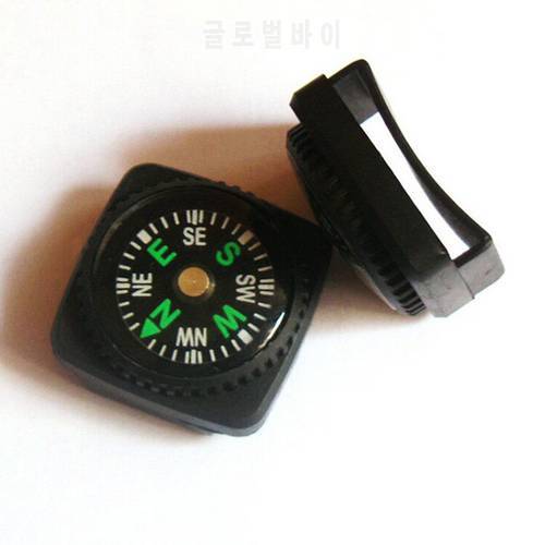 Mini Watch Strap Button Compass for Paracord Bracelet Survival Mini Pocket Compass Outdoor Hiking Camping Accessories