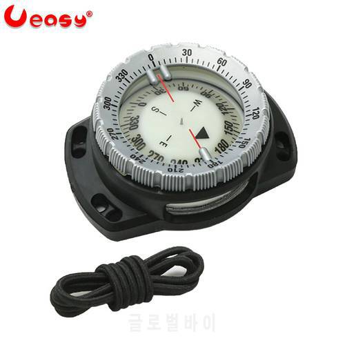 Ueasy WristBand sighting compass Portable Scuba Diving Navigation Compass Waterproof Luminous Dial with Wrist Strap compass