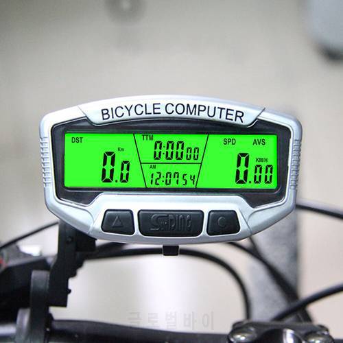 Bicycle Digital LCD Wired Computer Bike Backlight Code Table Speedometer Biking Portable Dustproof Cycling Parts for SUNDING