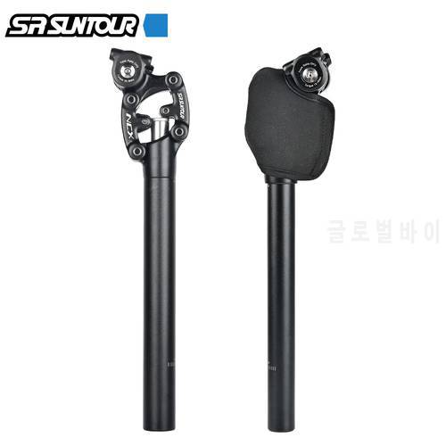 SR SUNTOUR NCX Bicycle Shock Absorber Seatpost 27.2 28.6 30.0 30.4 30.8 31.6 33.9mm *350mm Mountain Bike Seat Tube Accessories