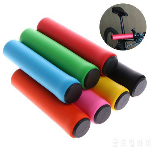 1 Pair Bicycle Handlebar Tape Pieces Handle Bike Scooter Grips Silicone Mtb Foam Cuffs Bmx Accessories Cycling Sports New