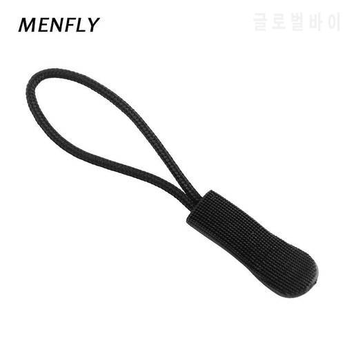 MENFLY 10PCS Zipper Puller Rope End Zip Cord Tab Replacement Clip Fixer Broken Buckle Travel Bag Jacket Tail Rop Pull Tab Tools