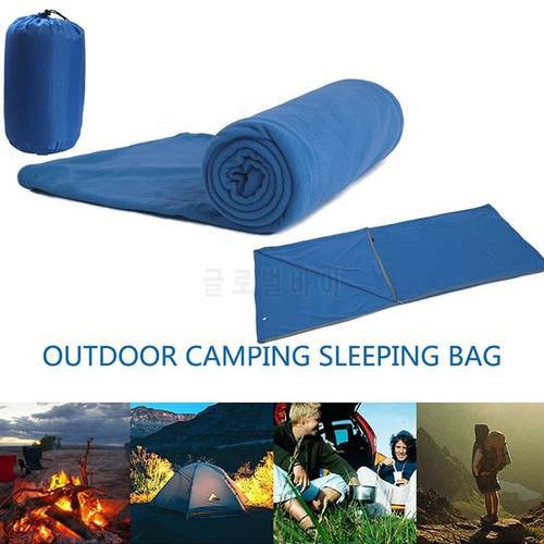 Warm Fleece Sleeping Bag Liner Lightweight Tent quilt for Outdoor Hiking Tent Bed Hiking Climbing Travel Warm Camping Blanket