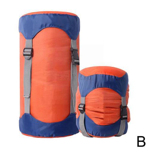 1pcs Compression Sleeping Bag Stuff Sack Waterproof Hiking Outdoor Gear Ultralight Saving Camping Storage Space Bag Backpac C9U9