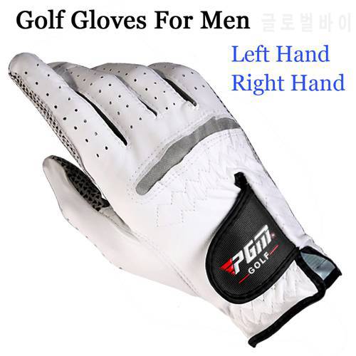 1pcs Golf GlovesSoft Breathable Pure Sheepskin Anti-slip Granules Golf Gloves Golf Men Men&39s Left Right Hand New Dorpshipping