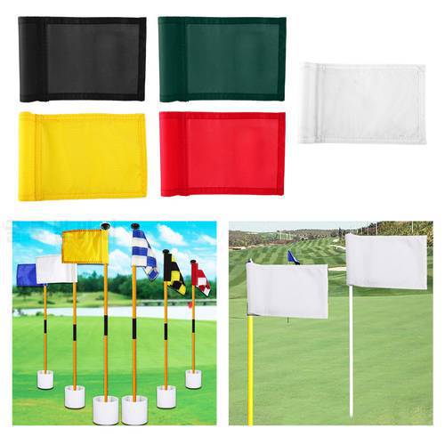 Nylon Golf Hole Pole Cup Flag Putting Green Flag Golf Flags Course Flag