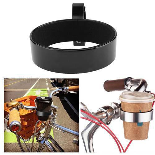 Aluminum Bicycle Cup Holder Bike Coffee Drinks Cup Handlebar Mount Stand