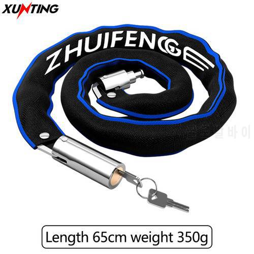 Xunting Bike Chain Lock Safety Metal Anti-theft Bicycle Chain Lock Waterproof and Rust-proof Bicycle Lock Bicycle Accessories
