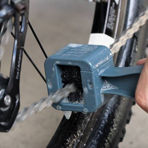 Plastic Cycling Bicycle Chain Cleaner Chain Clean Brush Gear Grunge Brush Cleaner Mountain Bike Machine Washer Cleaning Tool