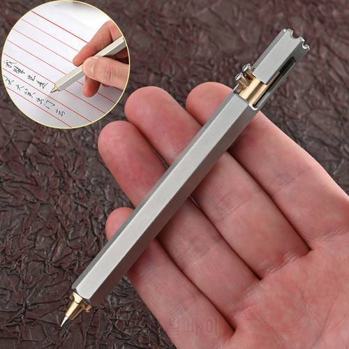 1pc Hexagonal Tactical Pen High Quality Stainless Steel Portable Pen Multi-function Tool Glass Breaker Camping EDC Writing Pen