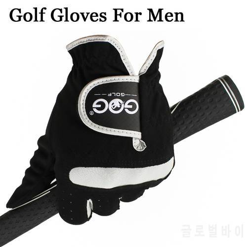 Golf Gloves Black can wear on left and right hand 1 pc fabric lycra soft breathable Professional gloves Drive Cycling Outdoor
