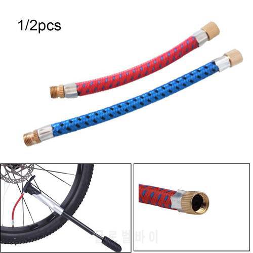 Portable Longer Use150Psi Schrader A/V Needle Valve Bicycle Pumps Tube Pipe Cord Bike Hose Adapter Pump Extension Hose