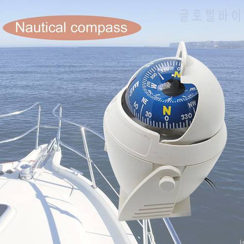 LC760 Sea Marine Military Electronic Boat Ship Vehicle Car Compass Navigation Positioning High Precision LED Night Light