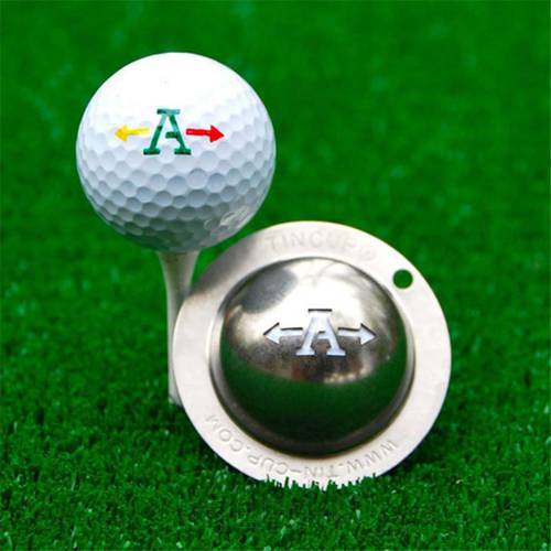 Golf Ball Alignment Line Marker Marks Template Draw Linear Putt Positioning Ball Alignment Putting Stainless Steel Clip Tools