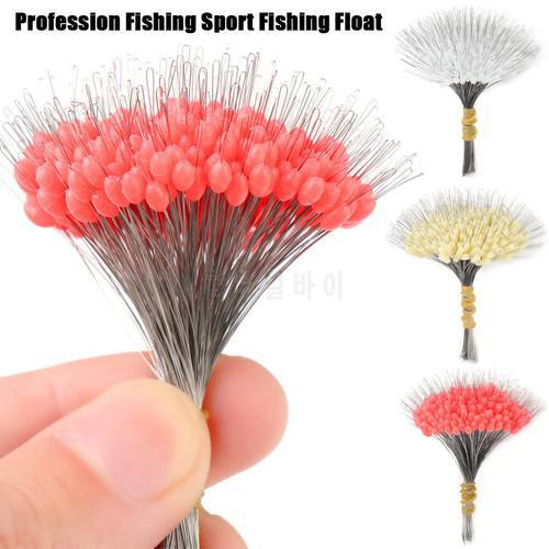 300pcs / pack Float Fishing Bobber Silicone Stopper Space Bean Connector Fishing Line Resistance Fishing Accessories 3 Sizes