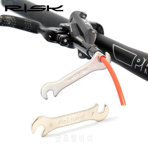 RISK Metric 7mm 8mm Bike Hydraulic Disc Brake Hose Wrench For Oil Tube Pipe Cable Fittings Hydraulic Lever Caliper