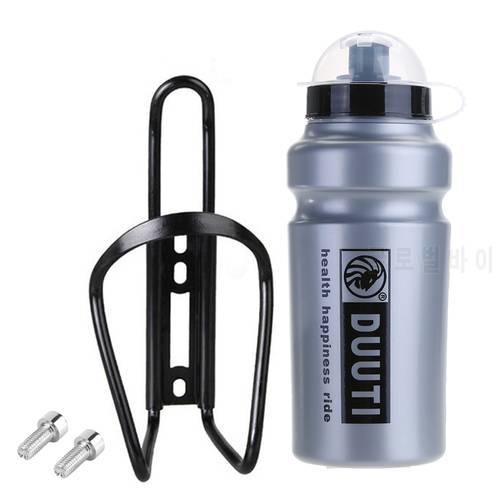 500ml MTB Bike Sports Water Bottle LDPE Holder Cage Rack for Outdoor Cycling Riding Drink Hiking Camping Accessories
