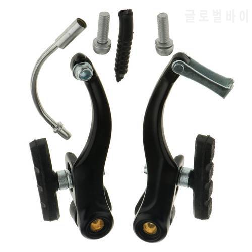HOT SELL Mountain Bicycle V-Brake Set Included 1 Pair of Brake V-brake Noodle Boot Bolts and Pads Bicycle Brake Cycling Parts