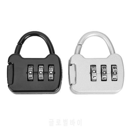 Zinc Alloy 3 Digit Code Combination Password Lock Portable Travel Mini Carrying Luggage Case Backpack Lock Padlock