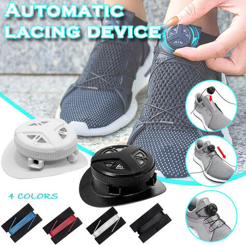 Rotating Automatic Buckle Shoelaces Revolving Buckle Tight-loose Buckle Fast Rotate Button High Quality Artifact Lazy People W5