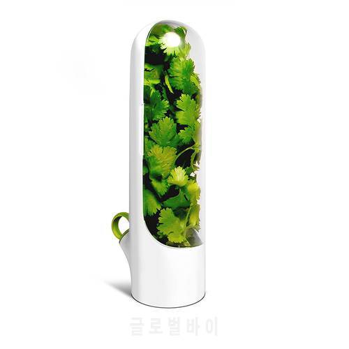 Herb Storage Capsule Case Fresh-Keeping Box Cup Type Food Storage Container Preservation Bottle for Dill Coriander Hiking
