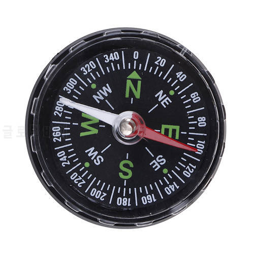 Mini Precise Compass Practical Guider for Camping Hiking North Navigation Survival Button Design Compass