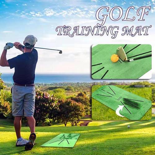 Outdoor sports velvet golf batting mat portable outdoor sports training auxiliary mat golf mat Golf Training Aids