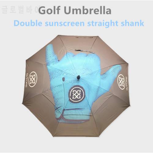 The new Golf Sunscreen Umbrella G/FORE is a double layer durable sun-shading oversize sunny umbrella reinforced