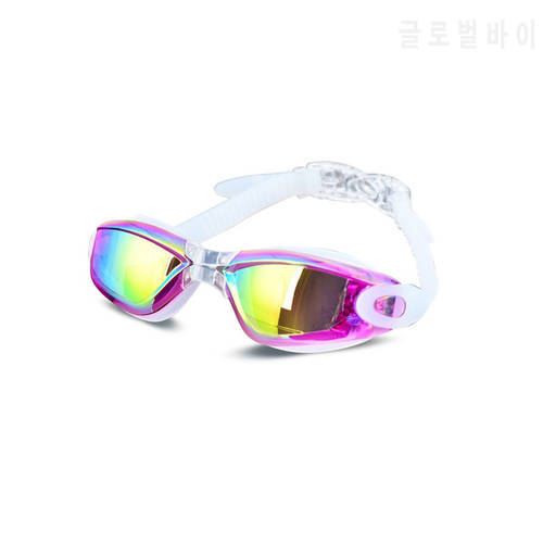 Silicone Swimming Goggles Anti-fog Adjustable Electroplating UV Swimming Glasses for Men Women Diving Water Sports Eyewear